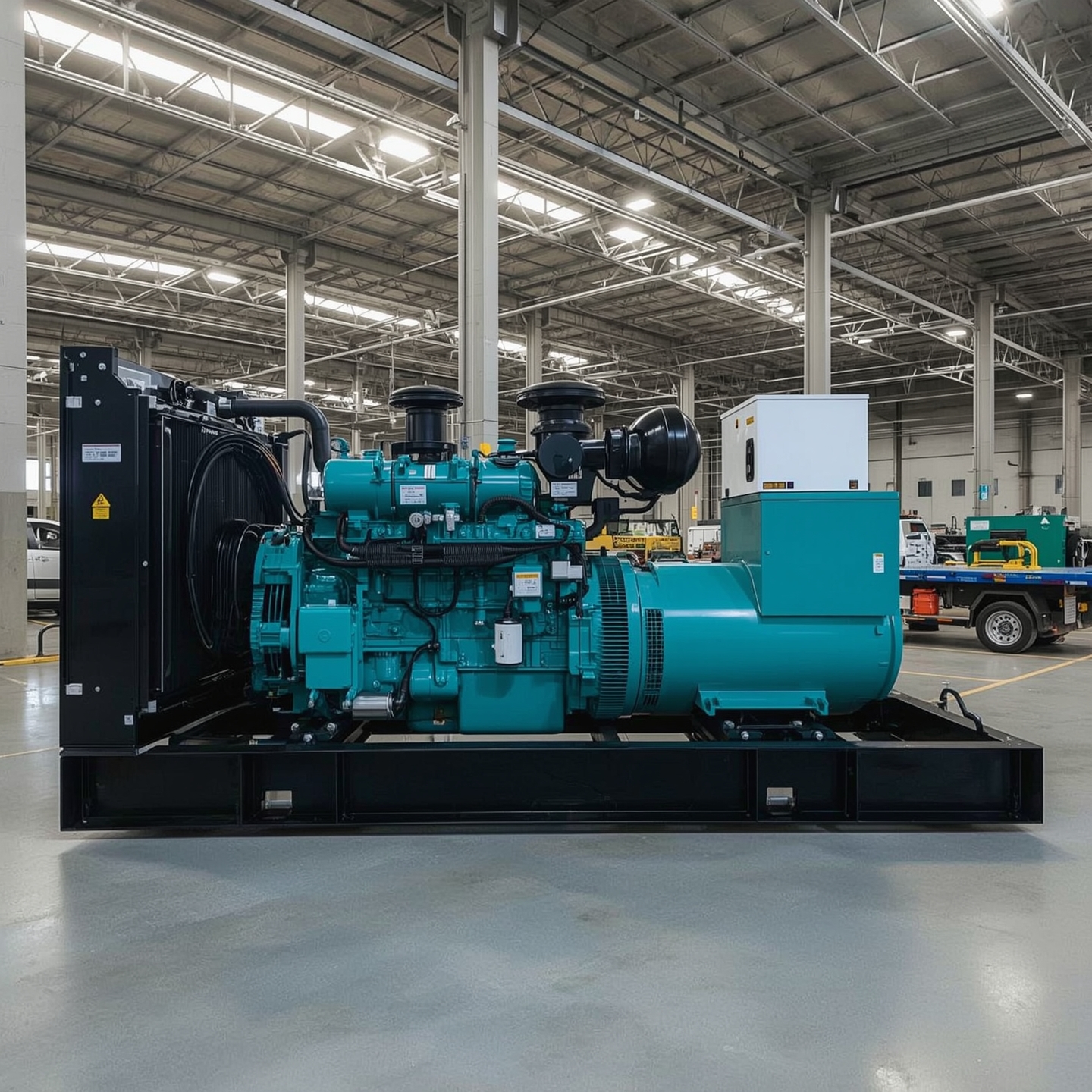 Lucid Realism High-Capacity Rental Genset Available for Industrial Use – Ideal for Events, Factories, and Workshops