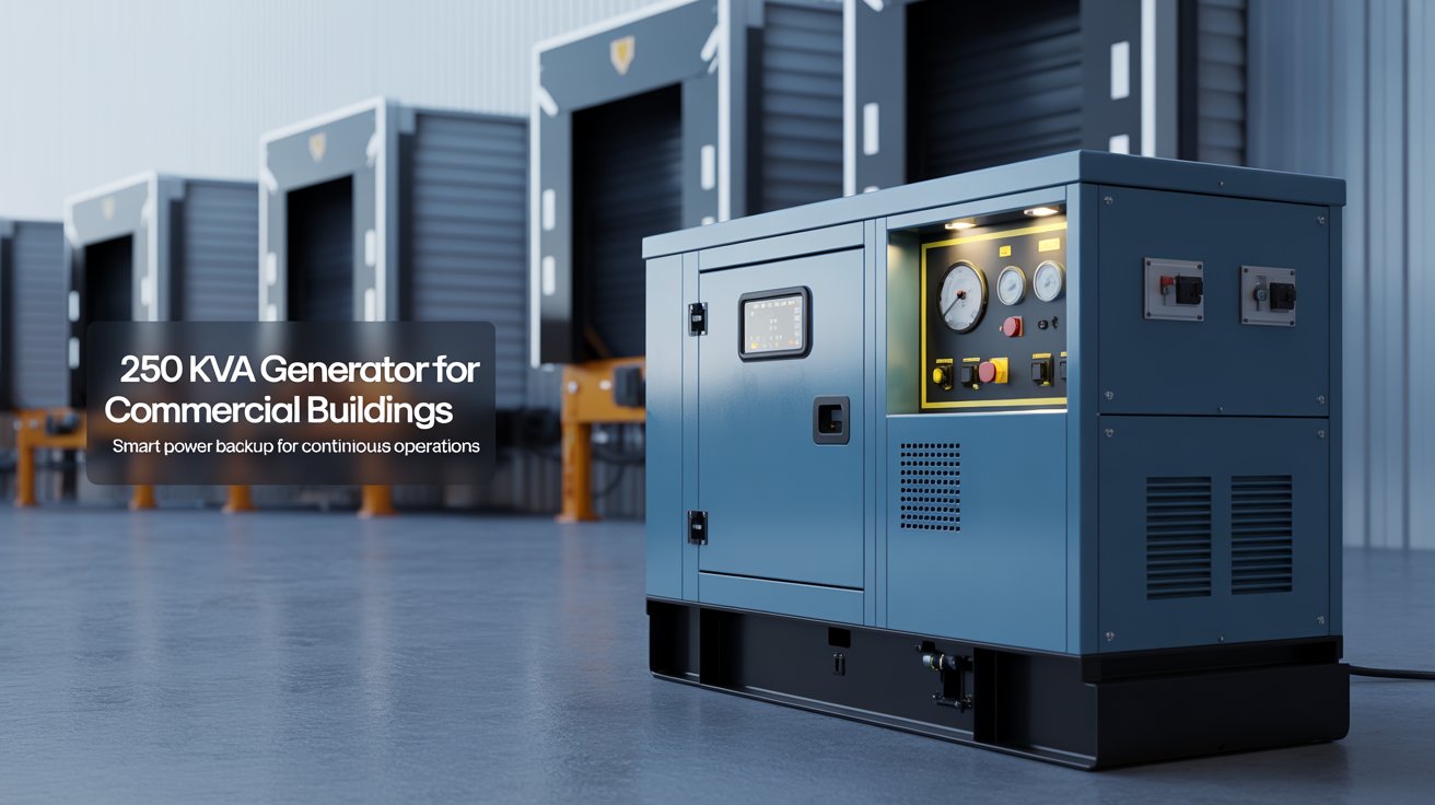 250 kVA Generator for Commercial Buildings