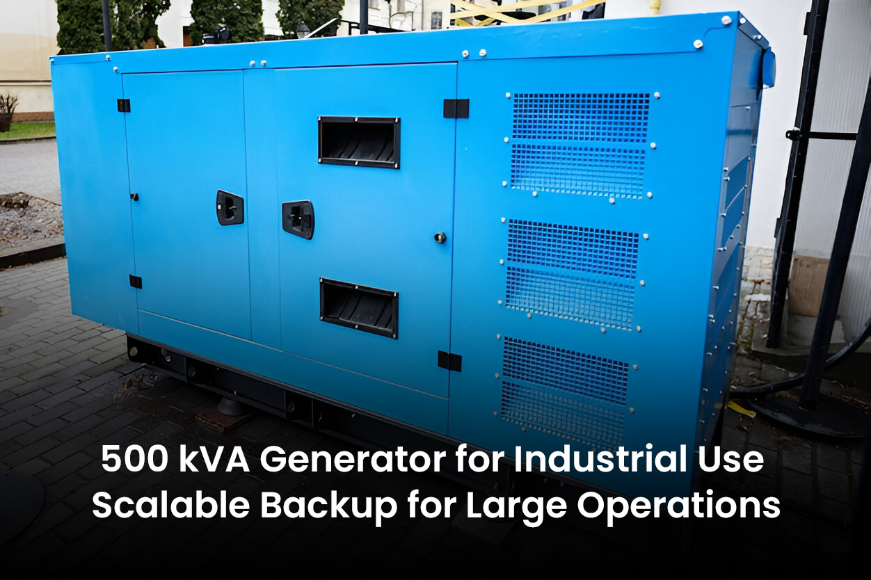 500 kVA Generator for Rent – Industrial Backup Power Solution